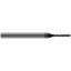 Picture of HARVEY Tool 894220-C3 .020 DIA Carbide 6x LOC Long Flute EM, AlTiN End Mill Standard Flute Standard Helix Carbide AlTiN Single End Square Sharp