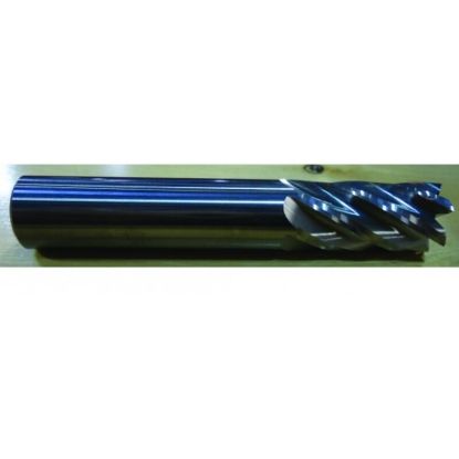 Picture of HTC 790-6625 DIA 5/8 SH 0.6250 LOC 1.2500 OAL 3.50 End Mill Standard Flute Standard Helix Carbide Uncoated Single End Square Sharp