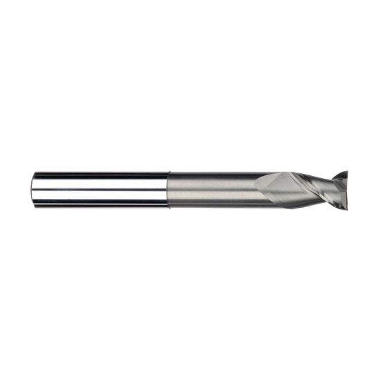 Picture of IMCO 33026 DIA 5/8 SH 0.6250 LOC 0.7500 OAL 6.00 End Mill Standard Flute High Helix Carbide Uncoated Single End Square Sharp Streaker Mill