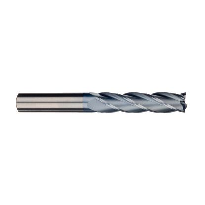 Picture of IMCO 34110 DIA 1/8 SH 0.1250 LOC 1.00 OAL 3.00 End Mill Standard Flute Standard Helix Carbide TiCN Single End Square Sharp General Purpose