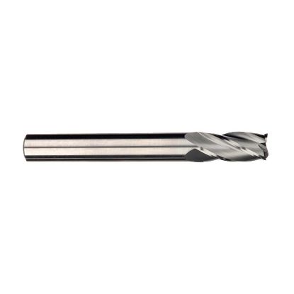 Picture of IMCO 34124 DIA 3/8 SH 0.3750 LOC 1.7500 OAL 4.00 End Mill Standard Flute Standard Helix Carbide Uncoated Single End Square Sharp General Purpose