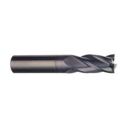 Picture of IMCO 34424 DIA 3/8 SH 0.3750 LOC 1.00 OAL 2.50 End Mill Standard Flute Standard Helix Carbide TiCN Single End Square Sharp General Purpose