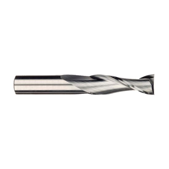 Picture of IMCO 37632 DIA 1/2 SH 0.50 LOC 2.00 OAL 4.00 End Mill Standard Flute Standard Helix Carbide Uncoated Single End Square Sharp General Purpose