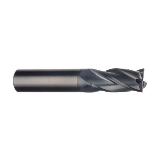 Picture of IMCO 39805 DIA 4MM SH 0.1575 LOC 0.7480 OAL 2.4803 End Mill Standard Flute Standard Helix Carbide AlTiN Single End Square Sharp General Purpose