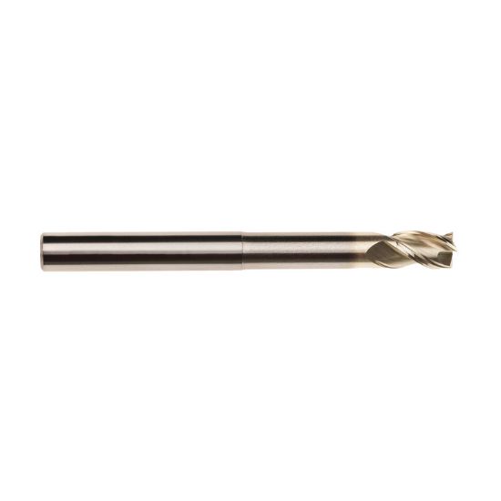 Picture of IMCO 61218 DIA 1 SH 1.00 LOC 1.2500 OAL 7.00 End Mill Standard Flute High Helix Carbide Uncoated Single End Corner Radius 0.0300 0.76MM Streaker Mill