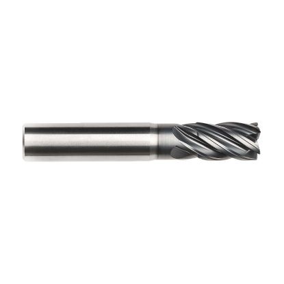 Picture of IMCO 61623 DIA 3/8 SH 0.3750 LOC 0.5625 OAL 2.50 End Mill Standard Flute Standard Helix Carbide TAC Single End Corner Radius 0.0600 1.52MM Pow-R-Path Mill