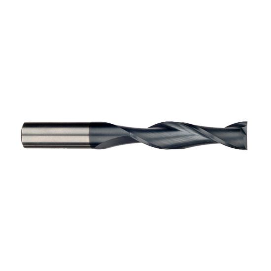 Picture of IMCO 62182 DIA 3MM SH 0.1181 LOC 0.9843 OAL 2.9528 End Mill Standard Flute Standard Helix Carbide AlTiN Single End Square Sharp General Purpose