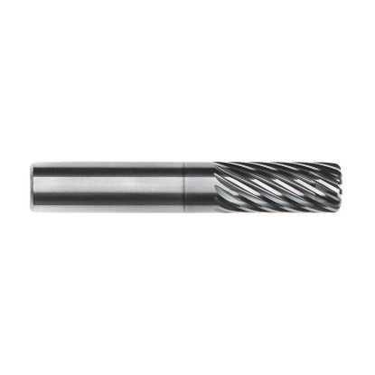Picture of IMCO 64300 DIA 1 SH 1.00 LOC 2.00 OAL 5.00 End Mill Standard Flute Standard Helix Carbide AlCrN Single End Corner Radius 0.0600 1.52MM Pow-R-Path Mill