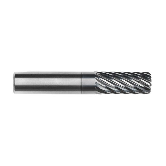 Picture of IMCO 64301 DIA 1 SH 1.00 LOC 2.00 OAL 5.00 End Mill Standard Flute Standard Helix Carbide AlCrN Single End Corner Radius 0.1250 3.18MM Pow-R-Path Mill