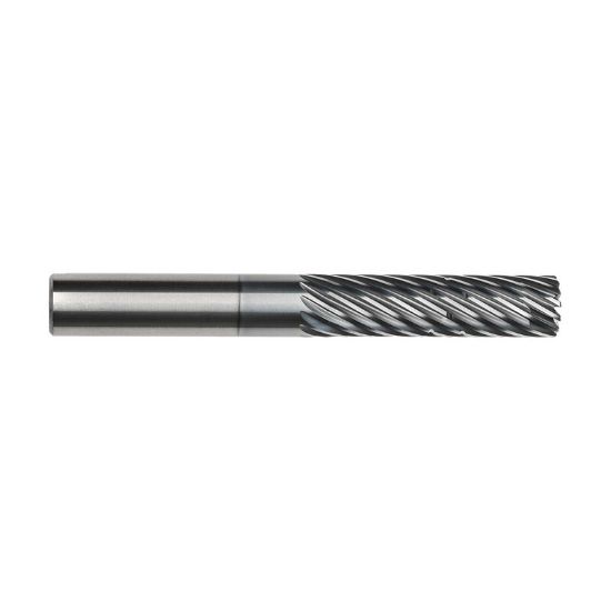 Picture of IMCO 64319 DIA 1/2 SH 0.50 LOC 1.7500 OAL 4.00 End Mill Standard Flute Standard Helix Carbide AlCrN Single End Corner Radius 0.0300 0.76MM Pow-R-Path Mill