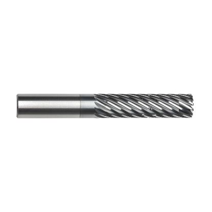 Picture of IMCO 64346 DIA 1 SH 1.00 LOC 3.00 OAL 6.00 End Mill Standard Flute Standard Helix Carbide AlCrN Single End Corner Radius 0.0600 1.52MM Pow-R-Path Mill