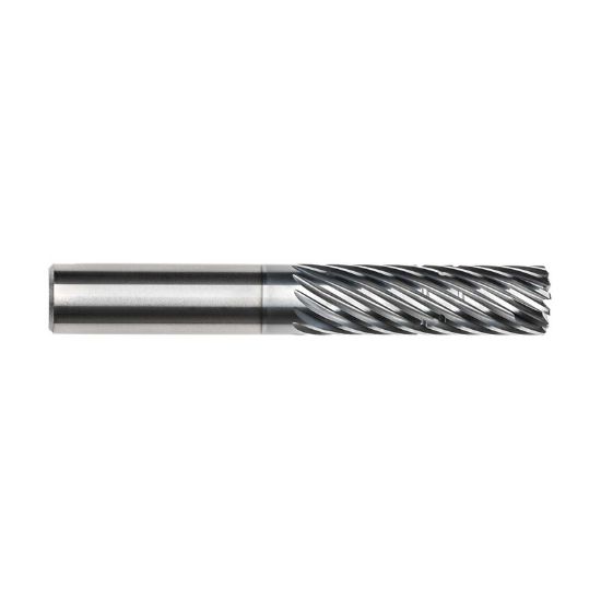 Picture of IMCO 64351 DIA 1-1/4 SH 1.2500 LOC 2.50 OAL 5.50 End Mill Standard Flute Standard Helix Carbide AlCrN Single End Corner Radius 0.0300 0.76MM Pow-R-Path Mill
