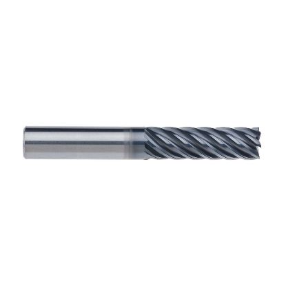 Picture of IMCO 66349 DIA 1 SH 1.00 LOC 3.2500 OAL 6.00 End Mill Standard Flute Standard Helix Carbide AlCrN Single End Corner Radius 0.0300 0.76MM enDURO Mill