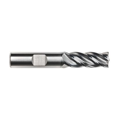 Picture of IMCO 68215 DIA 1 SH 1.00 LOC 2.2500 OAL 5.00 End Mill Standard Flute Variable Helix Carbide AlCrN Single End Square Sharp Pow-R-Feed Mill