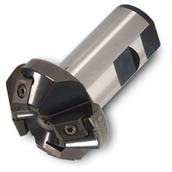 Picture of INGERSOLL 19N1A-1001180R01 Milling Cutter 48.0° 1.000 Cylindrical 1.0000 4 Flute 0.31 Max DOC 3.380 OAL