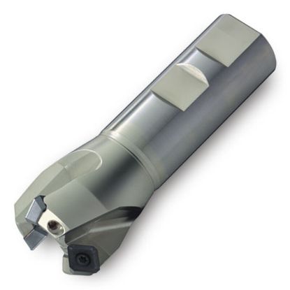 Picture of INGERSOLL 15N1F-0701584R00 Milling Cutter 45.0° 0.750 Weldon 0.7500 2 Flute 0.18 Max DOC 3.500 OAL