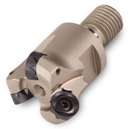 Picture of INGERSOLL 15B4J-10015X7R01 Milling Cutter Button Cutter 1.000 Screw M12 2 Flute 0.25 Max DOC