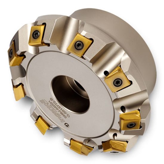 Picture of INGERSOLL SN6J-04R01 Milling Cutter 45.0° 4.000 Shell Arbor 1.5000 9 Flute Coolant 0.32 Max DOC 2.375 OAL