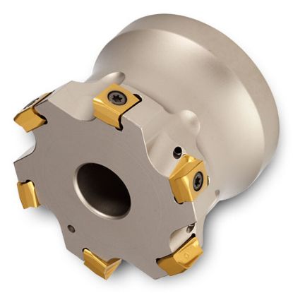 Picture of INGERSOLL SJ6F-05R01 Milling Cutter 90.0° 5.000 Shell Arbor 1.5000 7 Flute 0.42 Max DOC 2.375 OAL