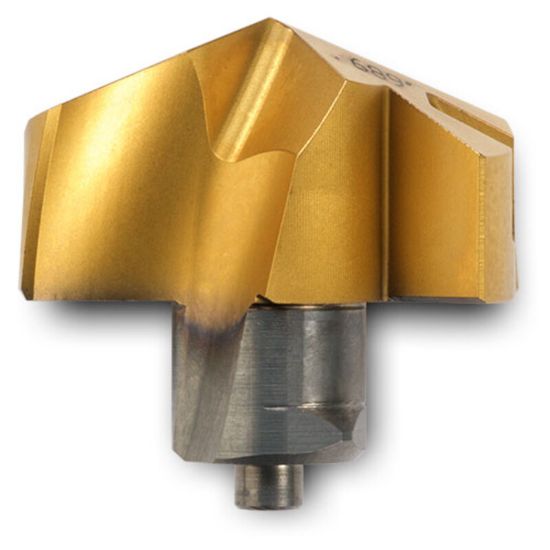 Picture of INGERSOLL TPA2520R01 IN2505 0.9921 (25.20 mm) Gold Twist Replaceable Tips|Steel Geometry & Genera