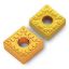 Picture of INGERSOLL SNMM644RH TT9225 Turning Insert Square TiCN + Al2O3 + TiCN 0.063 Corner Radius