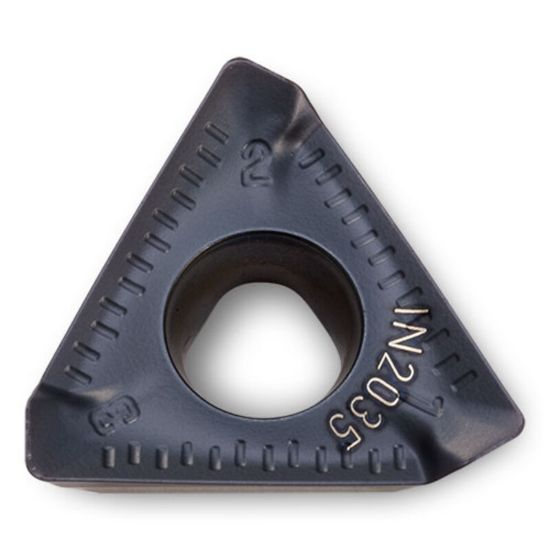 Picture of INGERSOLL THLS130608R-HR IN2505 Milling Insert Triangle 0.031 TiAIN + TiN HiPosTrio Insert
