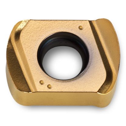 Picture of INGERSOLL UNLU0603M0TR-ML IN2530 Milling Insert Tear Drop 0.060 TiAIN + TiN HiFeed Mini Insert