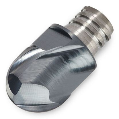 Picture of INGERSOLL 45B-7550TSRB10 IN2005 DIA 3/4 SH T12 LOC 0.7500End Mill,Replacable Head Standard Flute Standard Helix Carbide TiAlN Single End Ball Nose CHIPSURFER