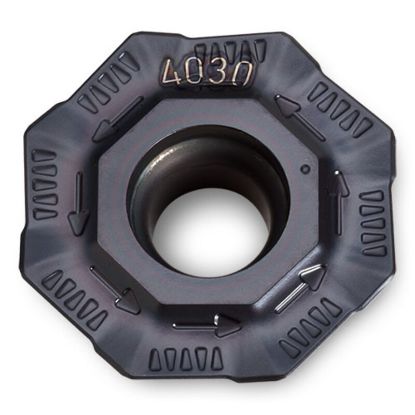Picture of INGERSOLL OFMT0705AFR-HR IN4030 Milling Insert Octagonal 0.031 TiAIN + AlCrO Chase Octo