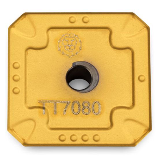 Picture of INGERSOLL SEKN53AFTN-HPN TT7080 Milling Insert Square 0.030 TiAIN + TiN ISO Milling Insert