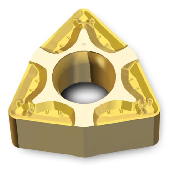 Picture of INGERSOLL WNMX332PC TT9080 Turning Insert Trigon TiAIN + TiN 0.031 Corner Radius