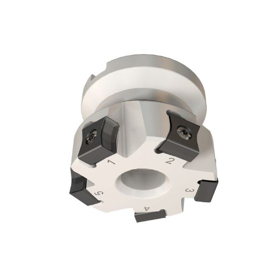Picture of ISCAR F90LN D5.00-10-1.50-L-N11 Milling Cutter 90.0° 5.000 Diameter Face Mill 1.500 2.000 OAL 10 Flute