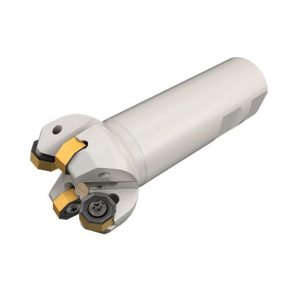 Picture of ISCAR SOE45 8/16-D1.00-02-W.75R Milling Cutter 45.0° 1.000 Diameter Weldon 0.750 4.051 OAL 2 Flute