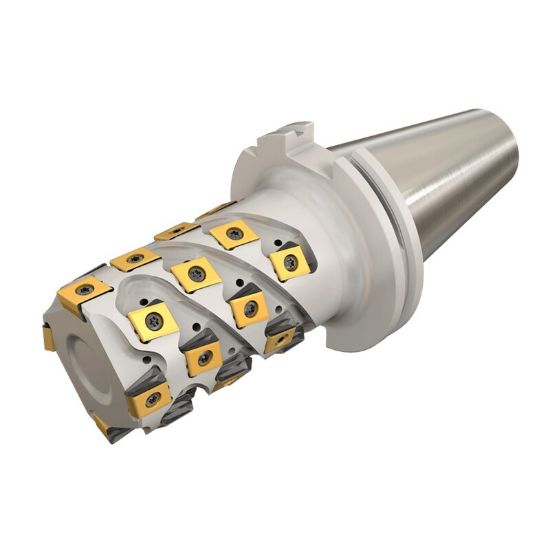 Picture of ISCAR T490LNKD2.0-3.2-3-CAT5013 Milling Cutter 90.0°, Corn Cob 2.000 Diameter CAT 1.968 9.825 OAL 21 Flute