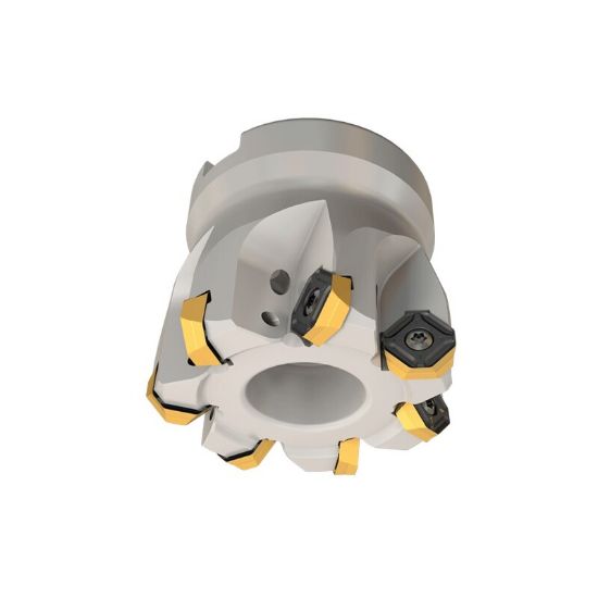 Picture of ISCAR IQ845 FSYD2.0-05-0.75-R05 Milling Cutter 50.0° 2.000 Diameter Face Mill 0.750 1.750 OAL 5 Flute