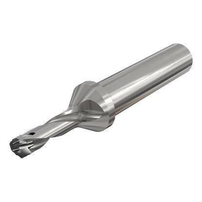 Picture of ISCAR DCN 0827-248-100R-3D 0.827" Indexable Head Drill s with Coolant Holes and a Cylindrical Shank, Drill ing Depth 3xD