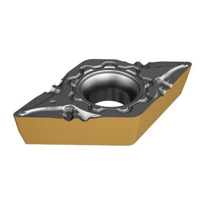 Picture of ISCAR DCMT3-0-F3P IC807 Turning Insert 55.0° Carbide TiAIN + TiN 0.008 Corner Radius