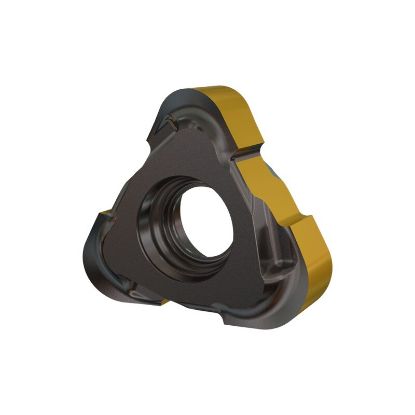 Picture of ISCAR TR6TNCU100405 IC808 Milling Insert Triangle 0.019 Corner Radius TiAlN + AlTiN + TiN