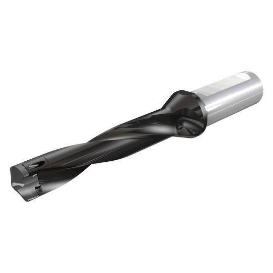 Picture of ISCAR FCM 0512-256-063A-5D 0.512" Indexable Head Drill s with Coolant Holes and One Flat Shanks, Drill ing Depth 5xD