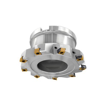 Picture of ISCAR HTF D6.0-10-2.00-R-LN10 Milling Cutter 6.000 Diameter Face Mill 2.000 2.000 OAL 10 Flute