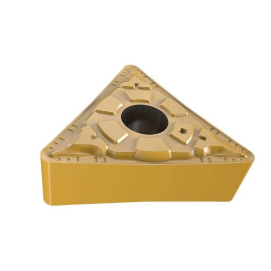 Picture of ISCAR TNMG331 FFG IC520N Turning Insert Triangle Cermet TiCN + TiN 0.016 Corner Radius