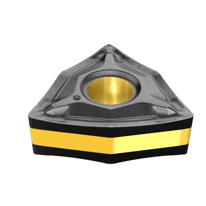 Picture of ISCAR WNMG3-2 WG IC9150 Turning Insert Trigon Carbide TiCN + Al2O3 + TiN 0.031 Corner Radius