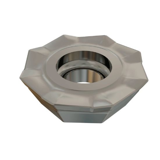 Picture of ISCAR OEMT060405AER-76 IC910 Milling Insert Octagonal 0.020 Corner Radius AlTiN