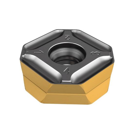 Picture of ISCAR IQ845SYHU0503ADN-MM IC830 Milling Insert Square 0.020 Corner Radius AlTiN + TiN