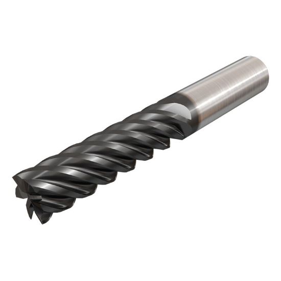 Picture of ISCAR ECLI-B-6 750-2.5-C750 IC900 DIA 3/4 SH 0.7500 LOC 2.50 OAL 5.00 End Mill Standard Flute High Helix Carbide AlTiN Single End Square Sharp SolidMill