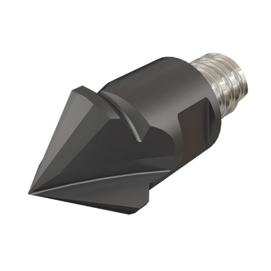 Picture of ISCAR MM EDF116-090-95-3T06 IC908 DIA 0.457 SH T06 OAL 0.9110 Chamfer Mill,Replacable Head Carbide TiAlN Single End Cham Mill MULTI-MASTER