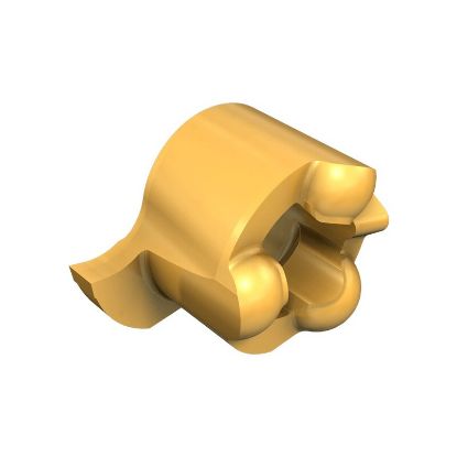 Picture of ISCAR GIQR 8-3.18-0.20* IC528 Grooving,Groove Turning Insert 0.008 Corner Radius 0.125 Wide TiCN + TiN