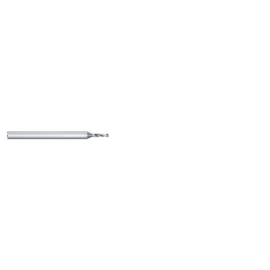 Picture of MIKRON 2.PFT.052.0 Pilot Drill Solid 140° 0.020 Diameter Cylindrical 0.118 1.574 OAL 2 Flute 3.0XD