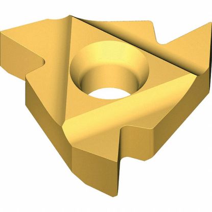 Picture of VARDEX 4XIRP60 VKX Insert Sandvik Partial Profile TiN 4.00TPI - 7.00TPI 6.35MM - 3.63MM 60.0°