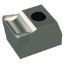Picture of WIDIA/KENNAMETAL 123568100 Screw On Cut Off,Grooving Insert TiN + TiCN + Al2O3 0.031 Corner Radius 0.354 Wide